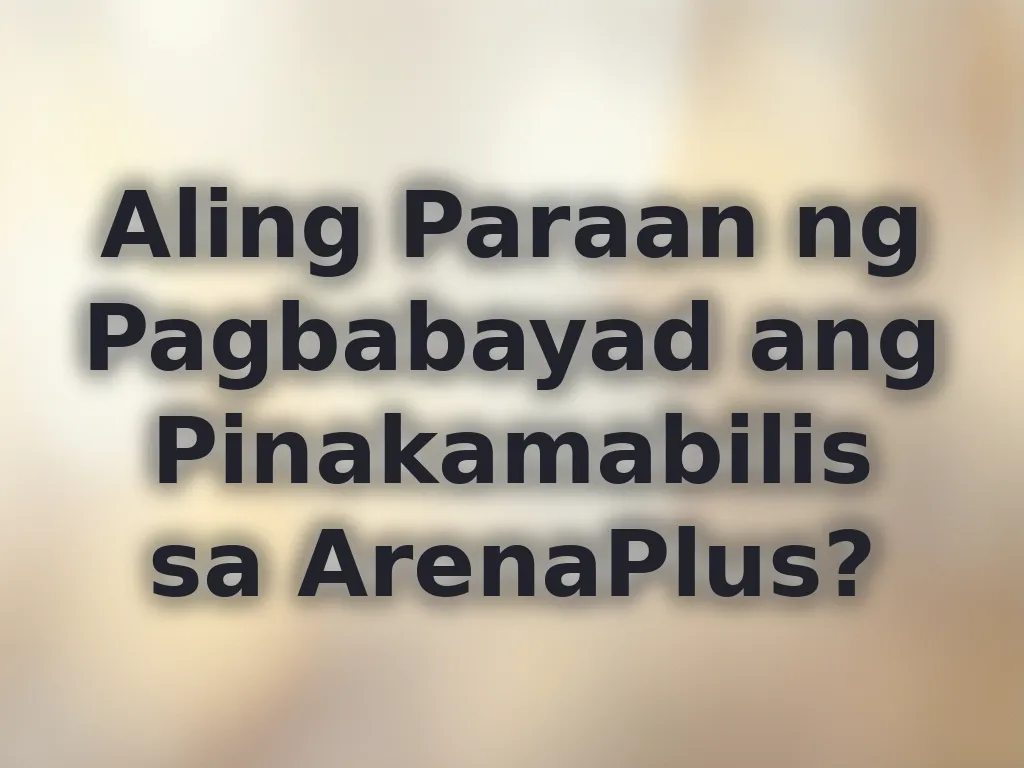 Pagkukumpara ng Payment Methods